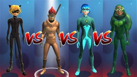 Cat Noir Vs King Monkey Vs Viperion Vs Carapace Jogo Oficial