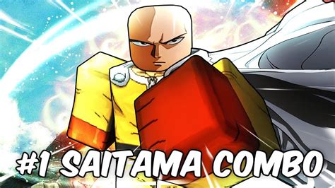 THE 1 BEST SAITAMA COMBO IN THE STRONGEST BATTLEGROUNDS YouTube