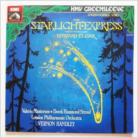 Edward Elgar The Starlight Express LP By Vernon Handley London