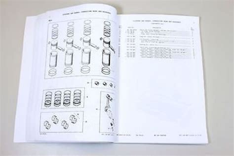 Set Massey Ferguson 165 Tractor Parts Service Repair Shop Manual