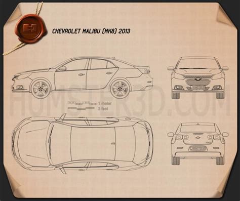 Dimensions Of Chevrolet Malibu