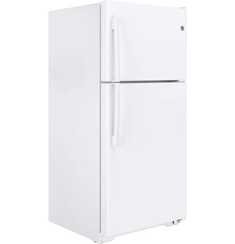 Best Buy GE 18 2 Cu Ft Frost Free Top Freezer Refrigerator White