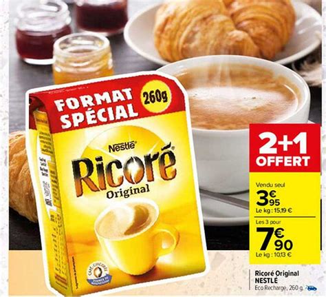 Promo Ricoré Original Nestlé 2 1 Offert chez Carrefour iCatalogue fr