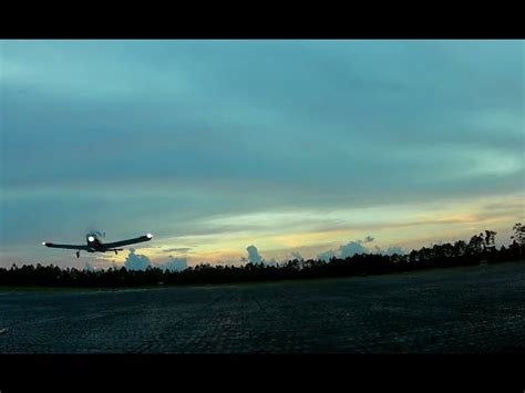 E Flite Piper Cherokee Touch Gos At Dusk Youtube