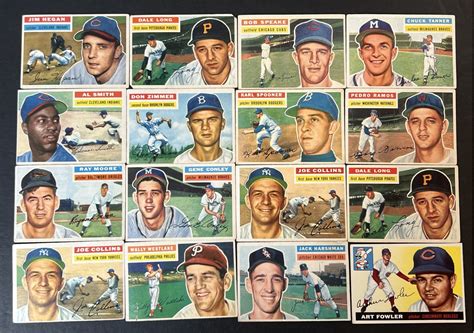 1956 TOPPS BASEBALL CARD LOT 60145 Auctionninja