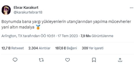 Yeni Akit In Hedefinde Ebrar Karakurt Var Milli Utanc M Z