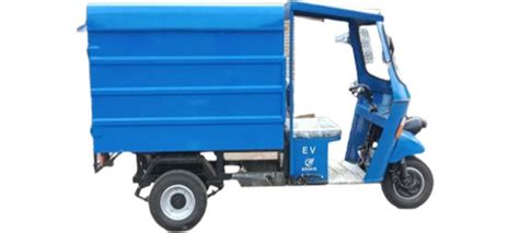 Zesar E Battery Operated Cargo Rickshaw Close Body Rickshaw Lead Acid