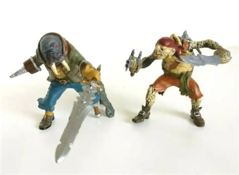 PAPO FIGURINE Fantastique Mutant Warriors Ensemble Morsse Pirate Et