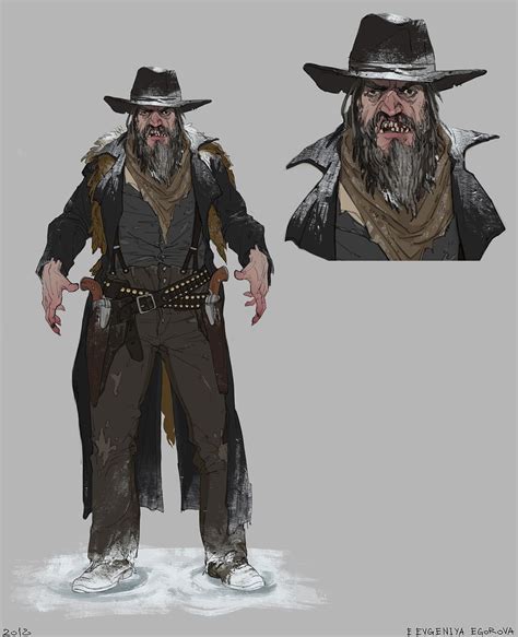 Artstation Evgeniya Egorovas Submission On Wild West Character