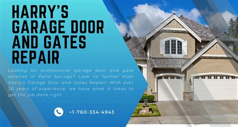 Garage Door Palm Springs Harry S Garage Door And Gates Repair