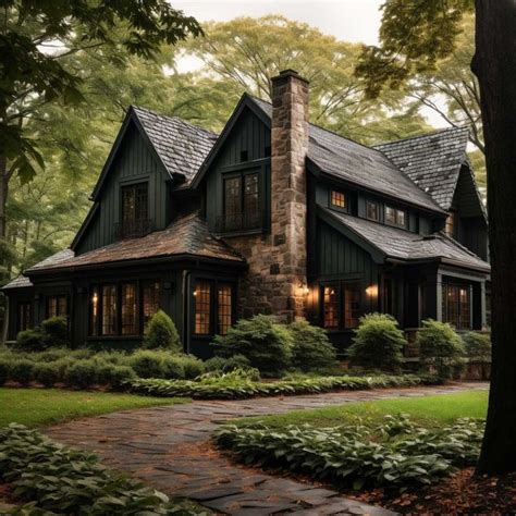 3+ Dark Green Exterior House Color Ideas for a Nature-Inspired Home • 333+ Images • [ArtFacade ...