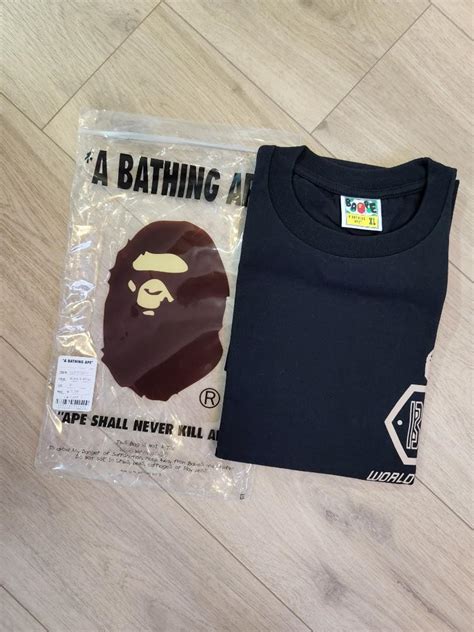 Bape A Bathing Ape World Gone Mad Rare Luxury Apparel On Carousell