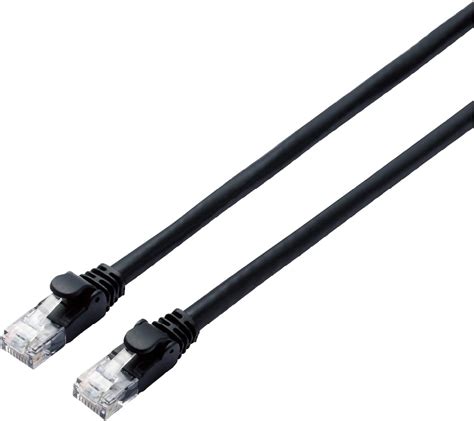 Amazon co jp エレコム LANケーブル CAT6A 1m 爪折れ防止コネクタ スタンダード ブラック LD GPA BK1