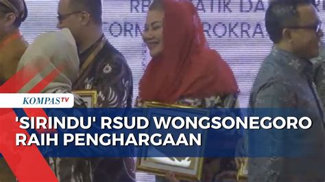 Aplikasi Sirindu RSUD KRMT Wongsonegoro Raih Penghargaan Top 5