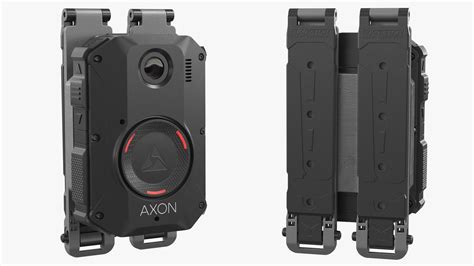 Axon Body Police Body Camera On Molle Mount D Model Ds