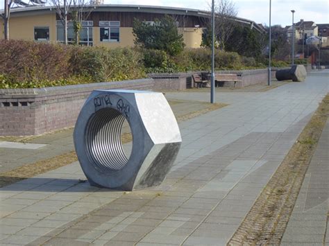 Nut And Bolt Sculptures St Peter S Oliver Dixon Cc By Sa