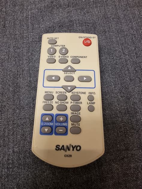 Sanyo CXZR projector remote control, TV & Home Appliances, TV ...