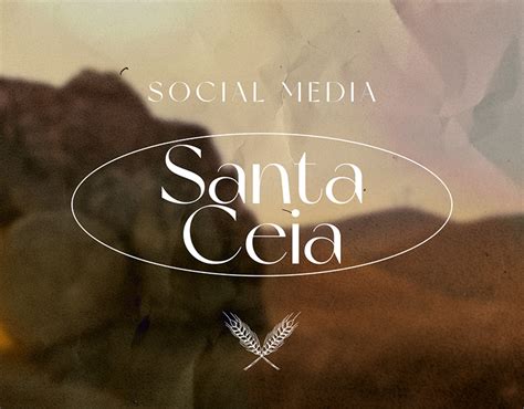 Social Media Church Santa Ceia Behance