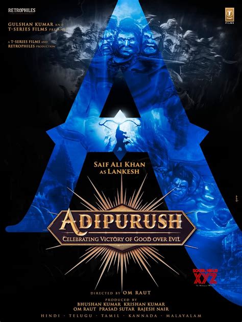 Saif Ali Khan As Lankesh In Adipurush Announcement Poster - Social News XYZ