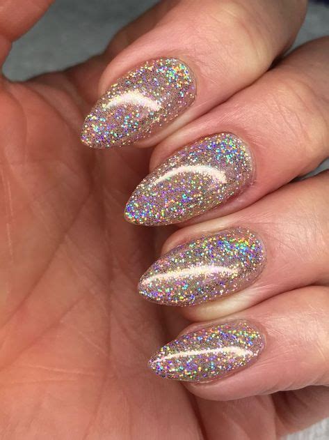 Nails Holographic Ombre Almond Ideas Holo Nails Holographic