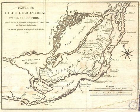 This Gorgeous Antique Map Of Montreal From The Mid 18th Century Reveals