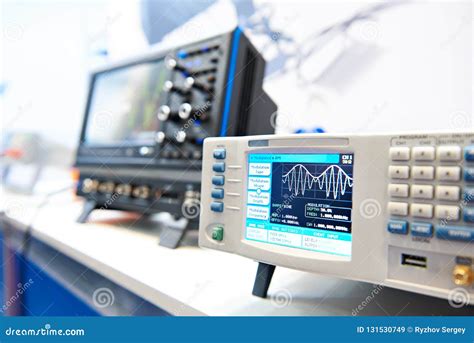 Gerador De Forma De Onda Arbitr Rio Imagem De Stock Imagem De