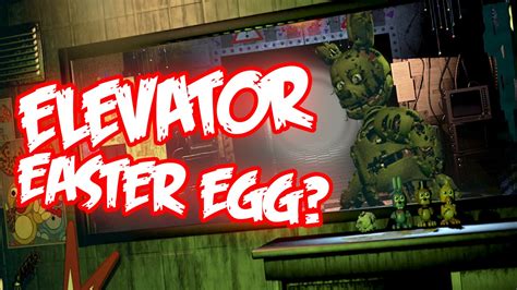 Elevator Easter Egg Five Nights At Freddy S 3 YouTube