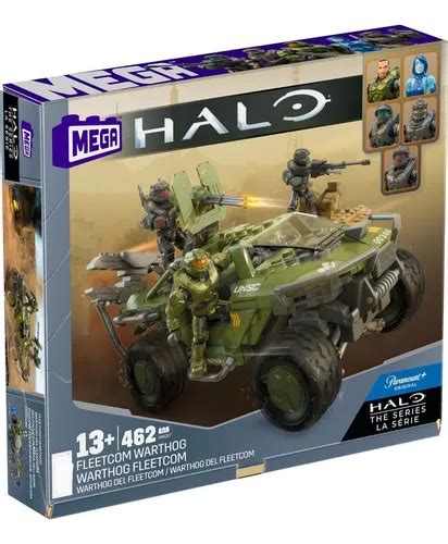 Mega Halo Warthog Fleetcom La Serie Bloques De Construcci N Cantidad De