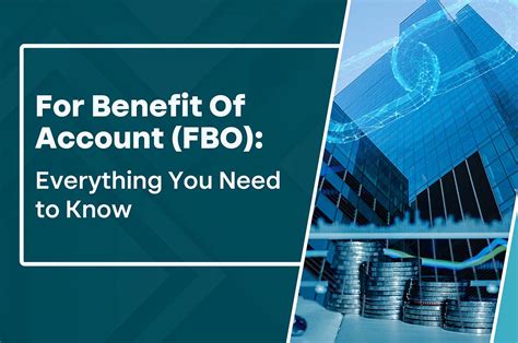 What Does FBO Mean In Banking LiveWell