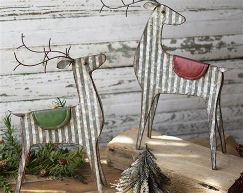 Birch Log Reindeer Wooden Reindeer Christmas Decor Birch Reindeer Etsy