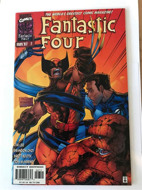 Jim Lee Fantastic Four Heroes Reborn Marvel Comics Vf Nm Etsy