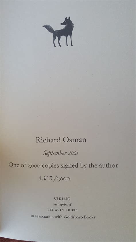 The Man Who Died Twice * A SUPERB EXCLUSIVE U.K. EDITION- SIGNED ...