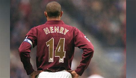 Maglia Ufficiale Arsenal 2005 06 Autografata Da Thierry Henry