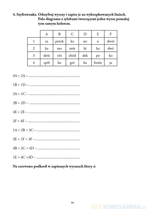 Wiczenia W Terapii Dysleksji I Dysortografii Dla Klas Iv Vi U