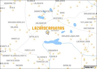 Lazaro Cardenas Map