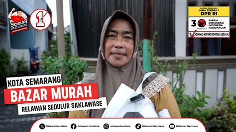 Relawan Sedulur Saklawase Menggelar Bazar Murah Untuk Masyarakat