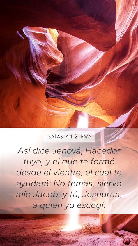 Isaías 44 2 RVA Mobile Phone Wallpaper Así dice Jehová Hacedor tuyo