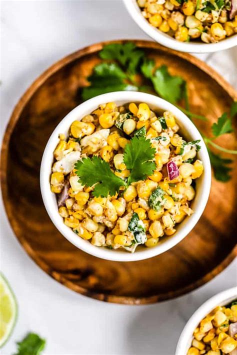 Spicy Mexican Street Corn Salad With Greek Yogurt Roots And Radishes