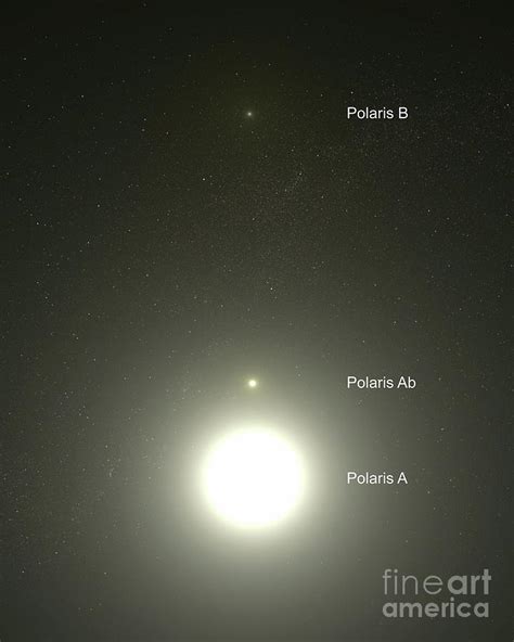 Polaris Triple Star System By Nasa Esa Stsci Science Photo Library