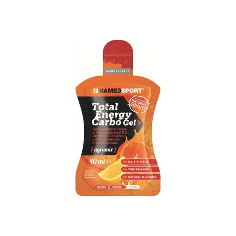 Total Energy NamedSport Carbo Gel Agrumix 40ml Deportes Moya