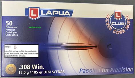 Win Lapua Scenar Otm Grs St Ck Mit Uns