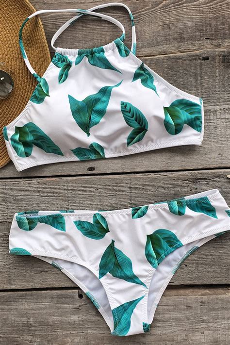 Learn To Fly Leaves Bikini Set