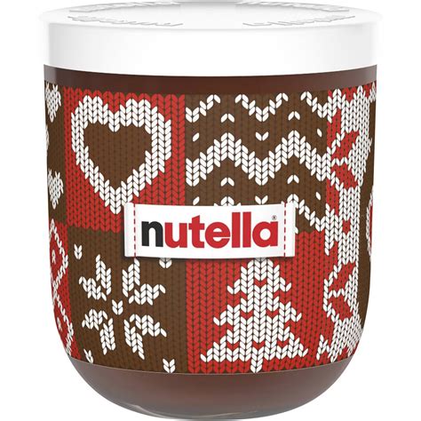 Nutella Hazelnut Chocolate Spread Christmas Glass Jar 200g Woolworths