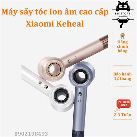 Có bảo hành Chính hãng Máy sấy tóc Ion âm cao cấp Xiaomi Keheal