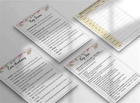 Coin Collection Printable Coin Inventory Log Book for Coin - Etsy