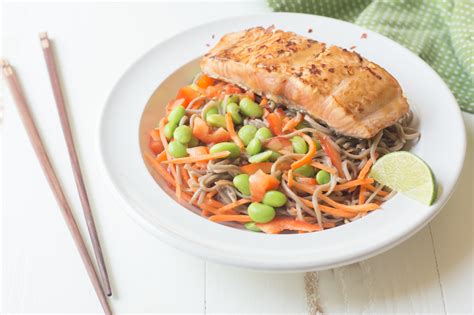 Sesame Salmon Noodle Bowls Cook Smarts