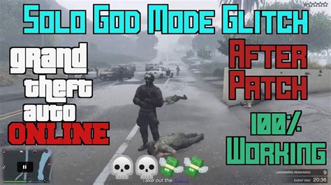 Patch Solo God Mode Glitch After Patch Gta Online Work Around