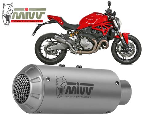 D Sm X Terminale Scarico Mivv Mk Inox Per Ducati Monster