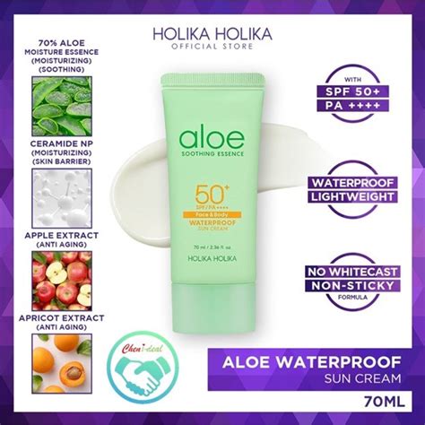 Jual Holika Holika Aloe Soothing Essence Face Body Waterproof Sun