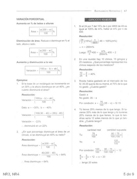 Nr3 Nr4 5 9 Matematica Proporcion J ó X I Z ó ” Z Y I ó Y K Y ”9 I Y T O ñhfuhruáp